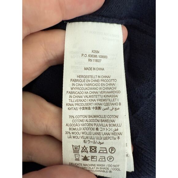 Boden Frill Sleeve Wool Blend Sweater Top Size US 4 - Picture 4 of 5